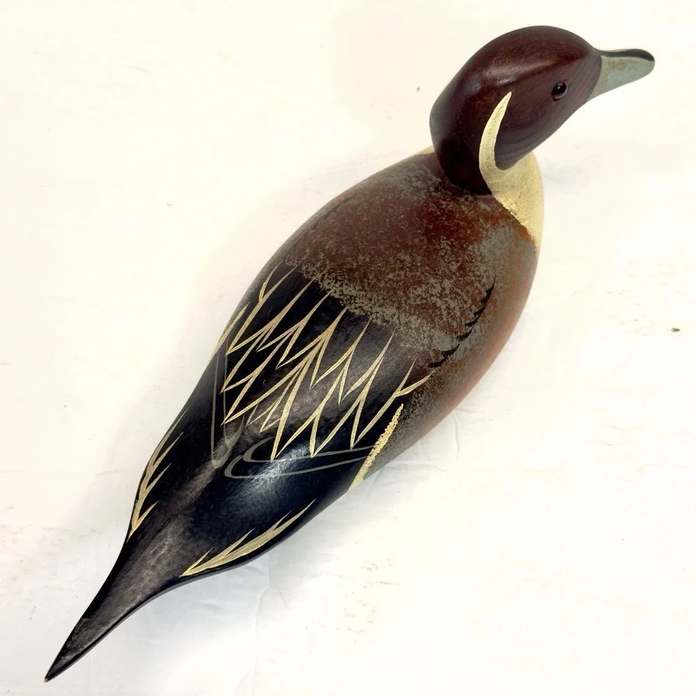 Vtg 1985-1986 Ducks Unlimited Decoy Limited Edition Signed TJ Hooker #837